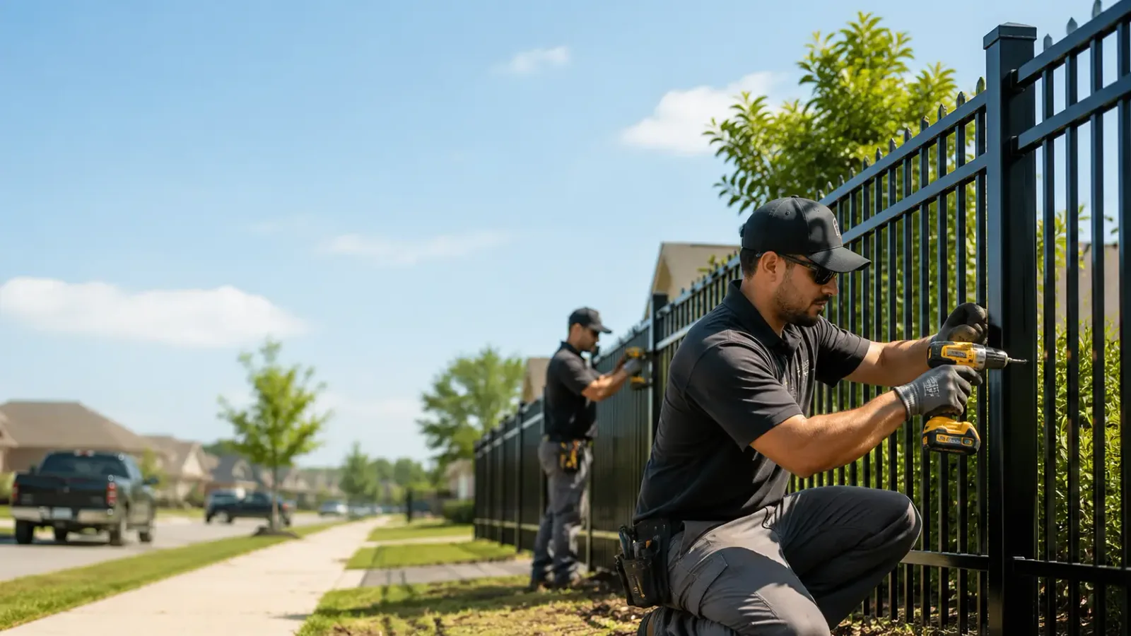 Metal Fence Installation in Linden, TX